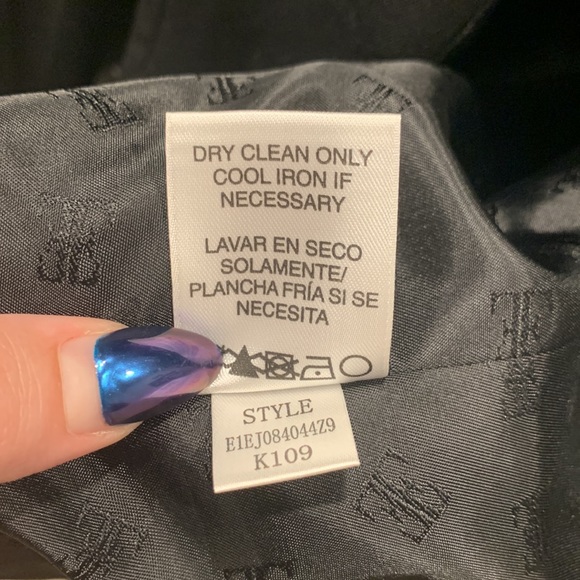 Ellen Tracy size 8 classic black one button blazer - Picture 9 of 9